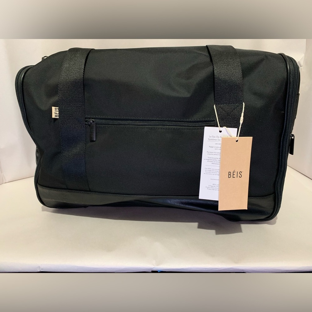BEIS Black Travel Duffel Bag